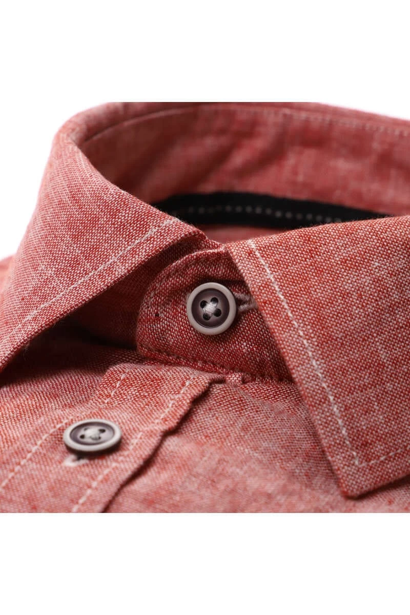 Jupiter Casual Modern Fit Hemd Terra, Einfarbig 2 Jupiter Casual Modern Fit Hemd Terra, Einfarbig – Bild 2