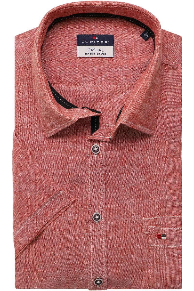 Jupiter Casual Modern Fit Hemd Terra, Einfarbig 1 Jupiter Casual Modern Fit Hemd Terra, Einfarbig