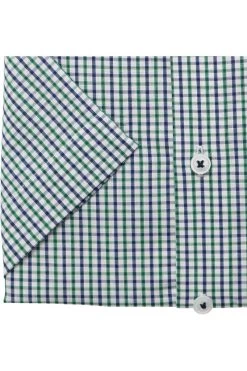 Jupiter Regular Fit Hemd Grün, Kariert -Ho ho ho, Mode in Grün. JD60700 12101 455 2 800