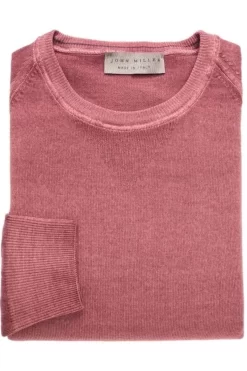 John Miller Tailored Fit Sweatshirt Rundhals Rot