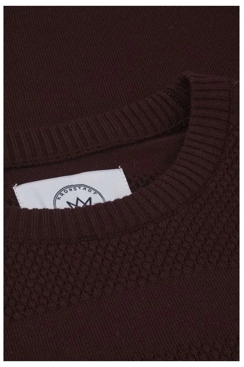 Kronstadt Hannes Fitted Body Sweatshirt Rundhals Lila 2 Kronstadt Hannes Fitted Body Sweatshirt Rundhals Lila – Bild 2