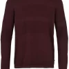 Kronstadt Hannes Fitted Body Sweatshirt Rundhals Lila