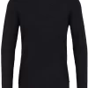Kronstadt Johs Regular Fit Sweatshirt Rundhals Schwarz