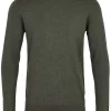 Kronstadt Johs Regular Fit Sweatshirt Rundhals Grün