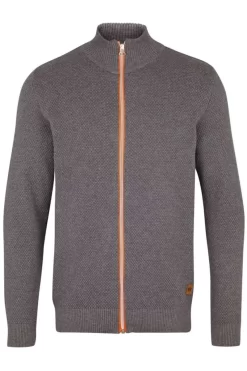 Kronstadt Regular Fit Sweatjacke Zip Grau