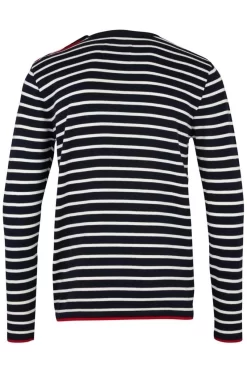 Kronstadt Oscar Slim Fit Sweatshirt Rundhals Marine 5 Kronstadt Oscar Slim Fit Sweatshirt Rundhals Marine -Ho ho ho, Mode in Grün. KS 50005 NAVYOFFWHITE 2 800