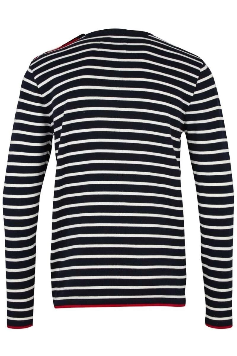 Kronstadt Oscar Slim Fit Sweatshirt Rundhals Marine 3 Kronstadt Oscar Slim Fit Sweatshirt Rundhals Marine – Bild 3