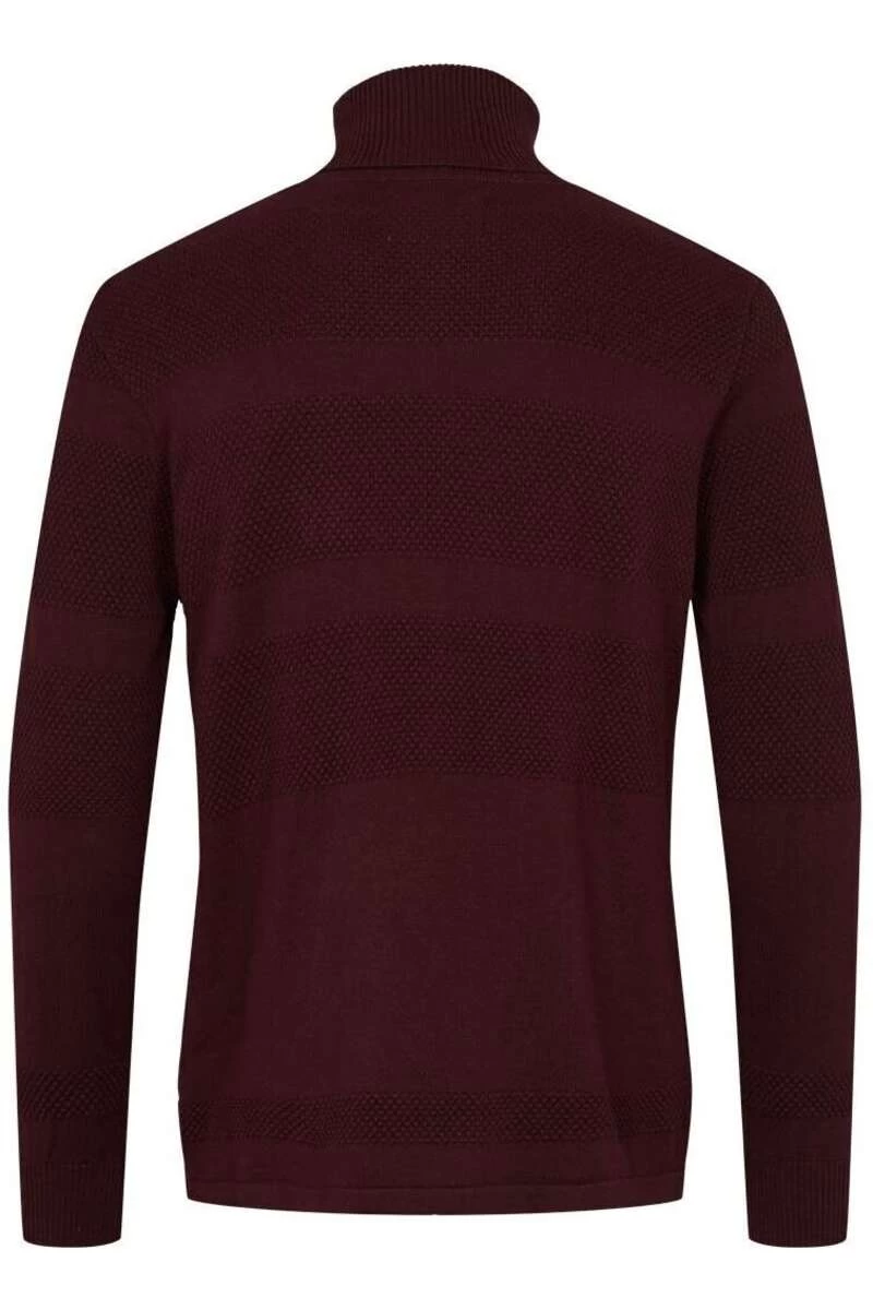 Kronstadt Regular Fit Herren Rollkragenpullover Weinrot 2 Kronstadt Regular Fit Herren Rollkragenpullover Weinrot – Bild 2