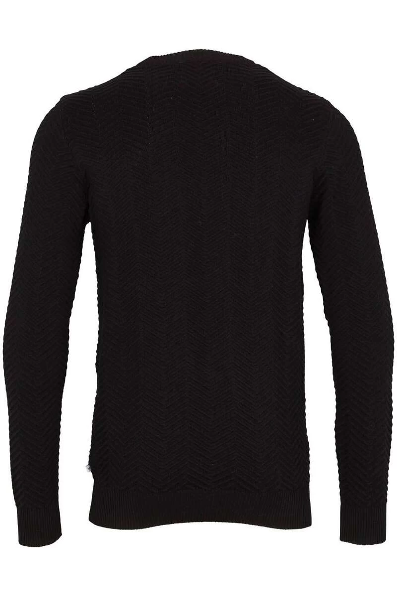 Kronstadt Carlo Fitted Body Sweatshirt Rundhals Schwarz 2 Kronstadt Carlo Fitted Body Sweatshirt Rundhals Schwarz – Bild 2