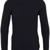Kronstadt Carlo Fitted Body Sweatshirt Rundhals Marine