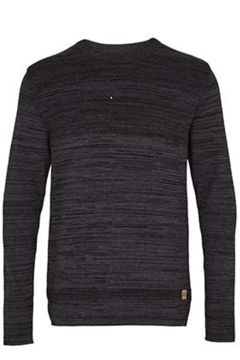 Kronstadt Paul Fitted Body Sweatshirt Rundhals Schwarz 1 Kronstadt Paul Fitted Body Sweatshirt Rundhals Schwarz
