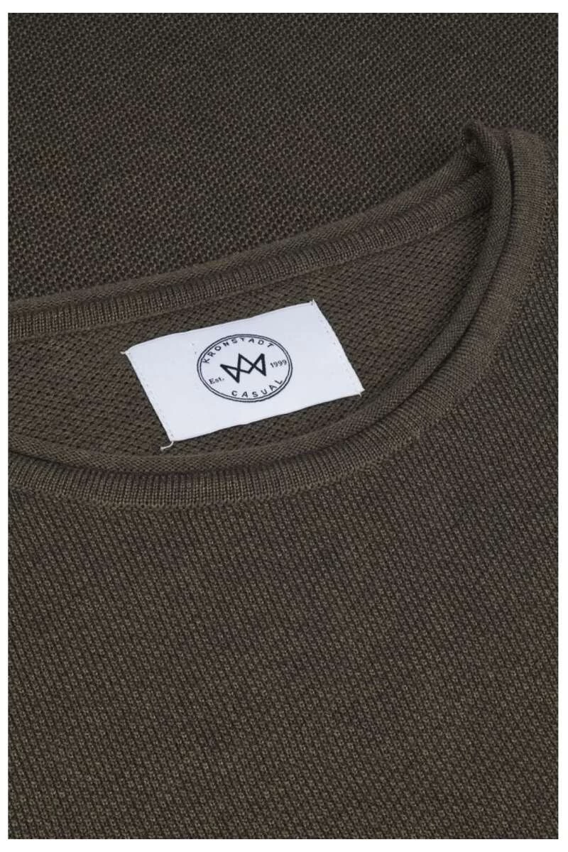 Kronstadt Pep Regular Fit Sweatshirt Rundhals Grün 2 Kronstadt Pep Regular Fit Sweatshirt Rundhals Grün – Bild 2