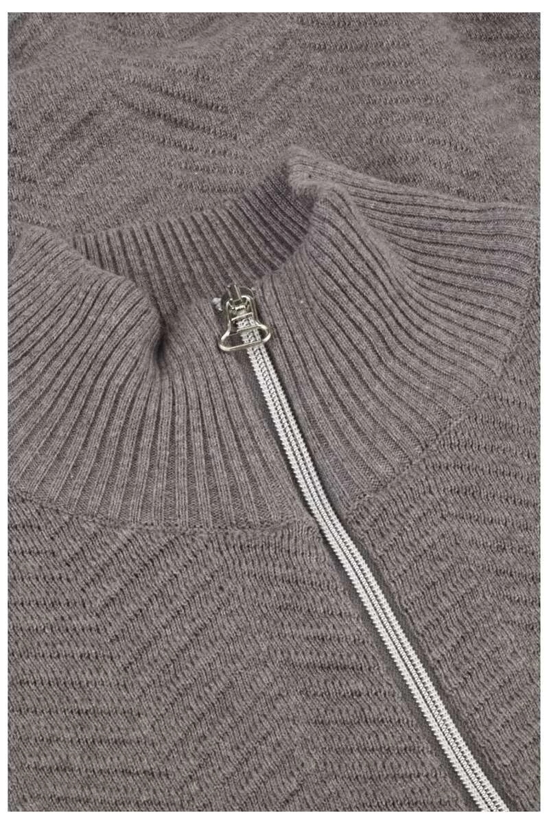 Kronstadt Carlo Zip Regular Fit Sweatjacke Zip Grau 2 Kronstadt Carlo Zip Regular Fit Sweatjacke Zip Grau – Bild 2