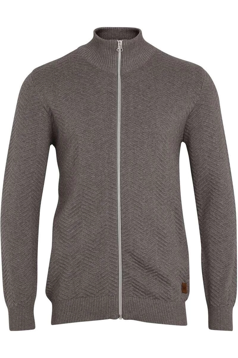 Kronstadt Carlo Zip Regular Fit Sweatjacke Zip Grau 1 Kronstadt Carlo Zip Regular Fit Sweatjacke Zip Grau