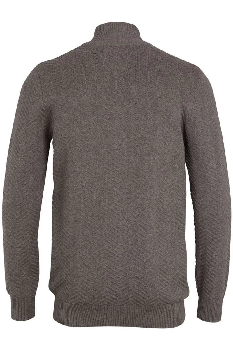 Kronstadt Carlo Zip Regular Fit Sweatjacke Zip Grau 3 Kronstadt Carlo Zip Regular Fit Sweatjacke Zip Grau – Bild 3