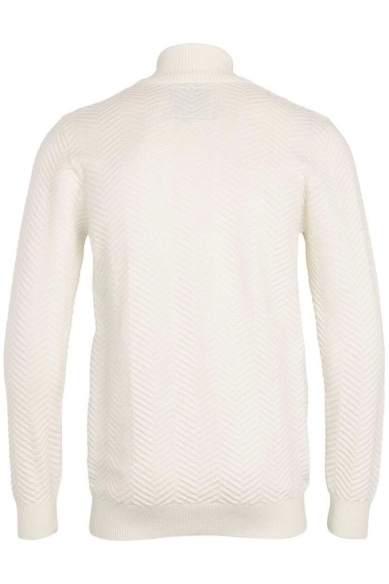 Kronstadt Carlo Zip Regular Fit Sweatjacke Zip Weiss 3 Kronstadt Carlo Zip Regular Fit Sweatjacke Zip Weiss – Bild 3