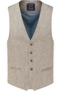 Pierre Cardin Gabriel Modern Fit Weste  Taupe