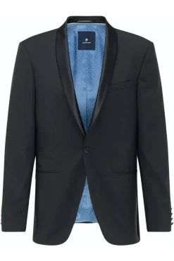 Pierre Cardin Modern Fit Herren Sakko  Schwarz