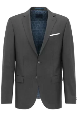 Pierre Cardin Grant Regular Fit Herren Sakko 2-Knopf Anthrazit -Ho ho ho, Mode in Grün. PC C4 42253 1401 9002 5 800
