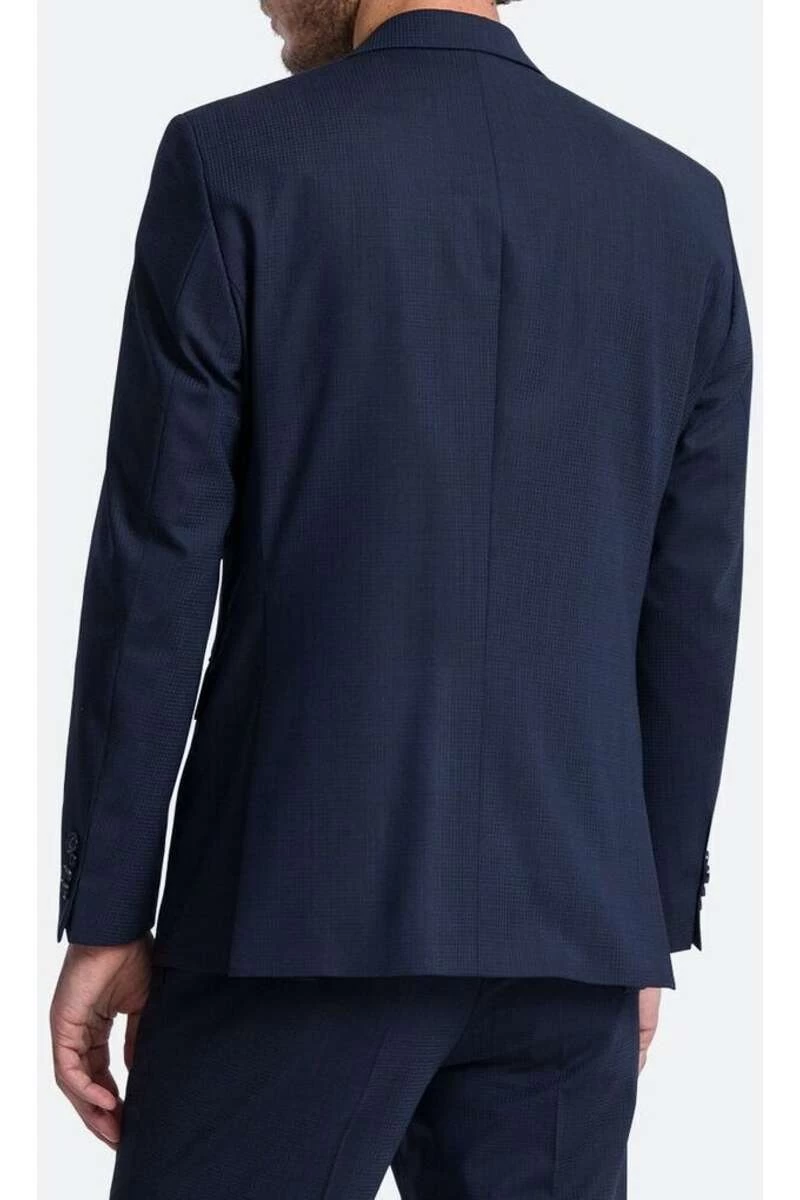 Pierre Cardin Modern Fit Herren Sakko Blau 3 Pierre Cardin Modern Fit Herren Sakko Blau – Bild 3