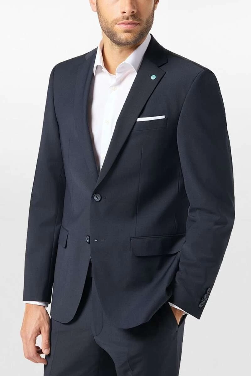 Pierre Cardin Regular Fit Herren Sakko Blau 2 Pierre Cardin Regular Fit Herren Sakko Blau – Bild 2