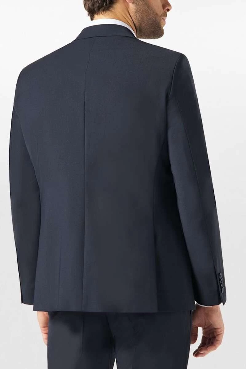 Pierre Cardin Regular Fit Herren Sakko Blau 3 Pierre Cardin Regular Fit Herren Sakko Blau – Bild 3