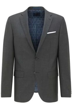 Pierre Cardin Grant Regular Fit Herren Sakko 2-Knopf Steingrau -Ho ho ho, Mode in Grün. PC C4 52253 1401 9006 5 800