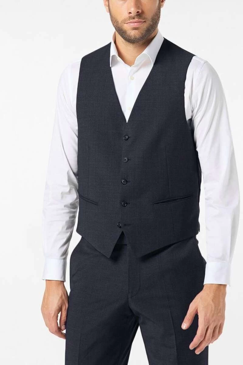 Pierre Cardin Modern Fit Weste Blau 2 Pierre Cardin Modern Fit Weste Blau – Bild 2