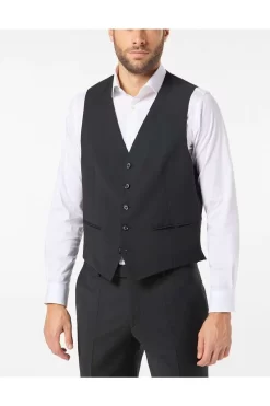 Pierre Cardin Hugo Modern Fit Weste Schwarz