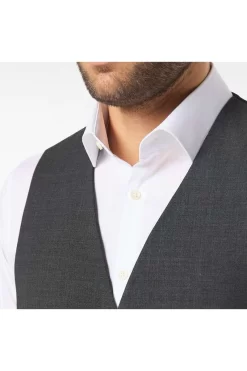 Pierre Cardin Hugo Modern Fit Weste  Anthrazit -Ho ho ho, Mode in Grün. PC C4 95005 1401 9002 3 800