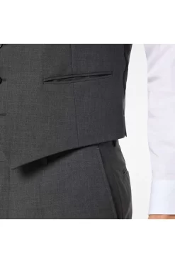 Pierre Cardin Hugo Modern Fit Weste  Steingrau -Ho ho ho, Mode in Grün. PC C4 95005 1401 9006 4 800