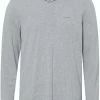 Pierre Cardin   Modern Fit Longsleeve Poloshirt Grau, Einfarbig