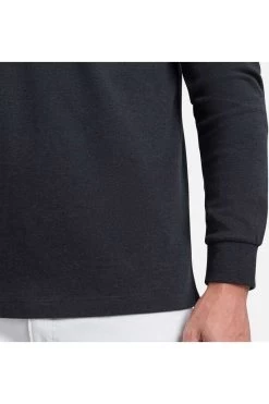 Pierre Cardin   Modern Fit Longsleeve Poloshirt Anthrazit, Einfarbig -Ho ho ho, Mode in Grün. PC C5 30104 3005 9002 4 800