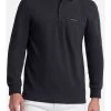 Pierre Cardin   Modern Fit Longsleeve Poloshirt Anthrazit, Einfarbig