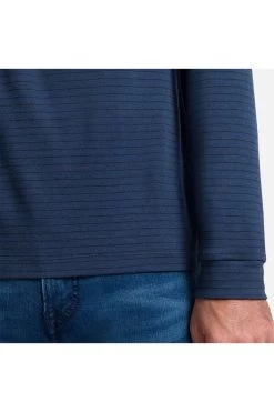 Pierre Cardin   Modern Fit Longsleeve Poloshirt Schwarz, Gestreift -Ho ho ho, Mode in Grün. PC C5 30114 3006 6312 4 800