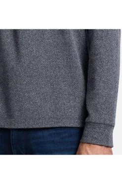 Pierre Cardin   Modern Fit Longsleeve Poloshirt Marine, Gemustert -Ho ho ho, Mode in Grün. PC C5 30174 3012 6000 4 800