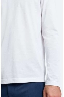 Pierre Cardin Longsleeve Rundhals Weiss -Ho ho ho, Mode in Grün. PC C5 30250 3025 1019 4 800