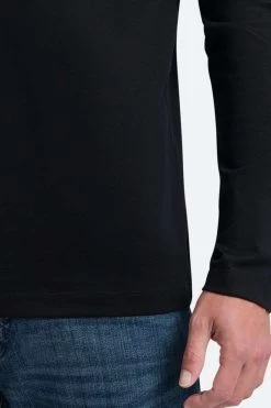 Pierre Cardin Longsleeve Rundhals Schwarz -Ho ho ho, Mode in Grün. PC C5 30250 3025 9000 4 800