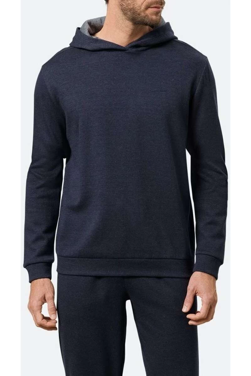 Pierre Cardin Kapuzen Sweatshirtblau 2 Pierre Cardin Kapuzen Sweatshirtblau – Bild 2
