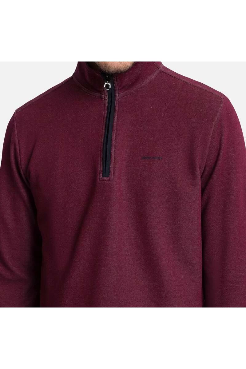 Pierre Cardin Modern Fit TroyerZip Bordeaux 3 Pierre Cardin Modern Fit TroyerZip Bordeaux – Bild 3
