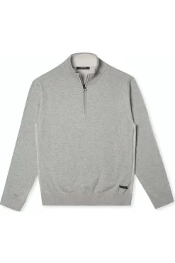 Pierre Cardin Modern Fit Herren Pullover Rundhals Grau
