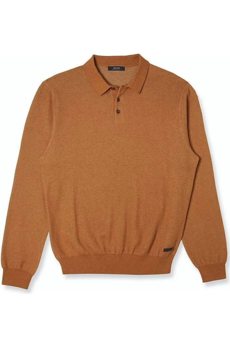 Pierre Cardin Modern Fit Herren Pullover Orange 1 Pierre Cardin Modern Fit Herren Pullover Orange
