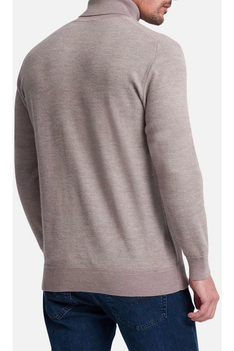 Pierre Cardin Modern Fit Herren Rollkragenpullover Beige 2 Pierre Cardin Modern Fit Herren Rollkragenpullover Beige – Bild 2