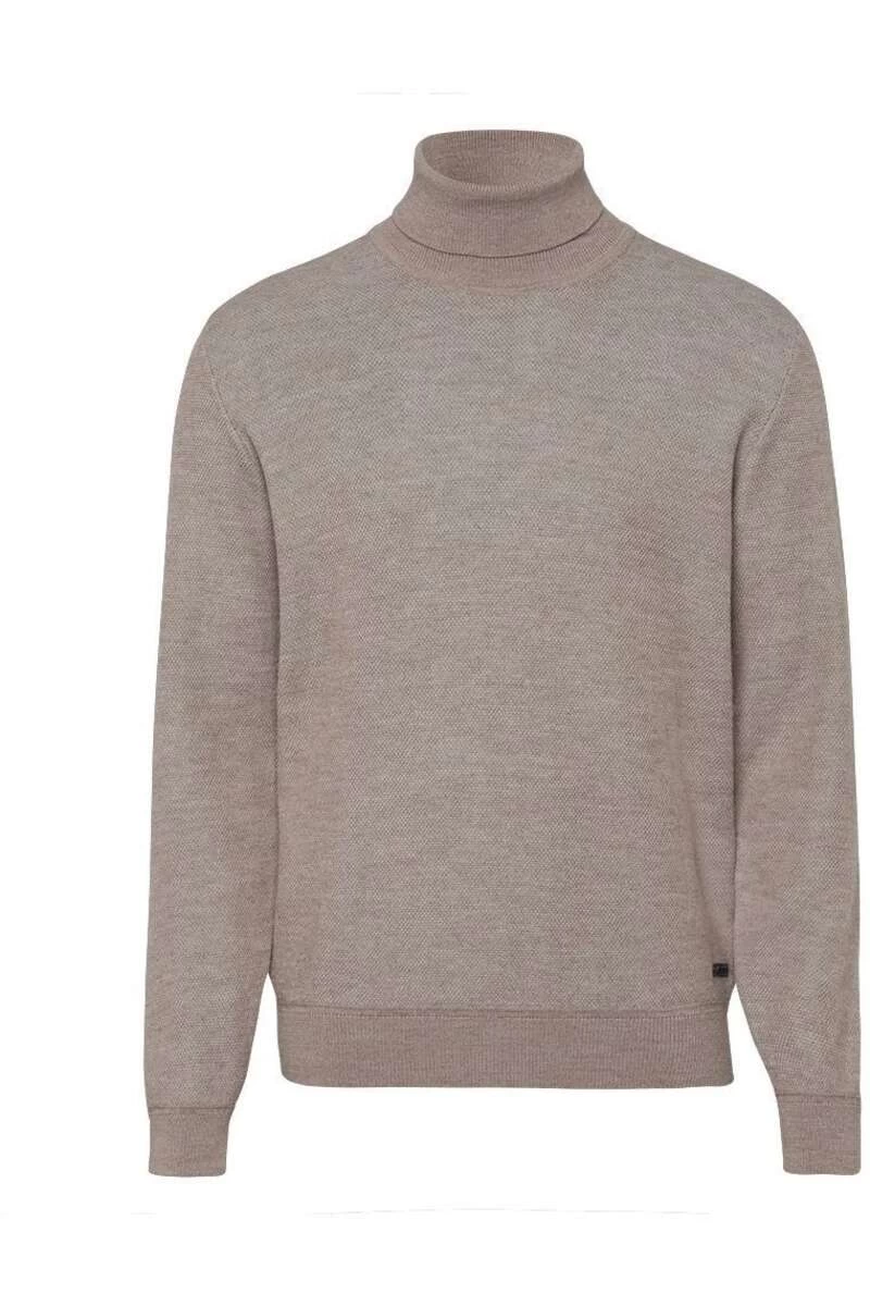 Pierre Cardin Modern Fit Herren Rollkragenpullover Beige 5 Pierre Cardin Modern Fit Herren Rollkragenpullover Beige – Bild 5