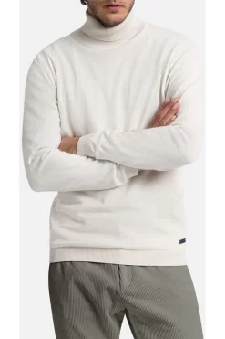 Pierre Cardin Modern Fit Herren Rollkragenpullover Vanille