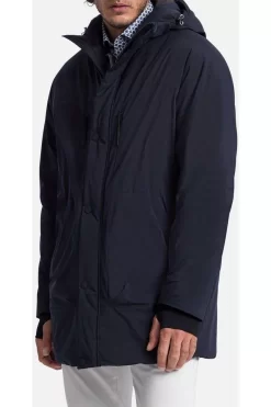 Pierre Cardin Modern Fit Herren Parka  Marine