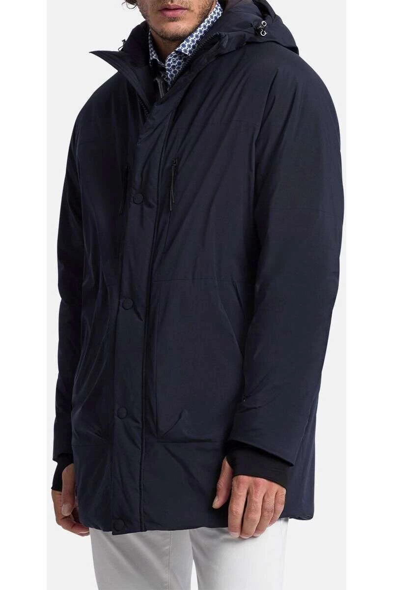 Pierre Cardin Modern Fit Herren Parka Marine 1 Pierre Cardin Modern Fit Herren Parka Marine