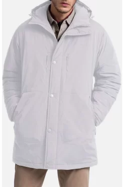 Pierre Cardin Modern Fit Herren Parka  Hellgrau