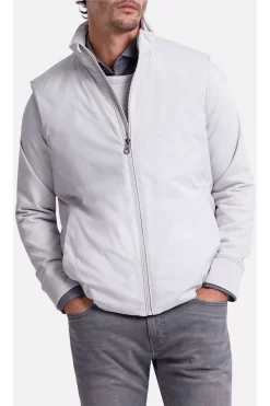 Pierre Cardin Modern Fit Weste Hellgrau