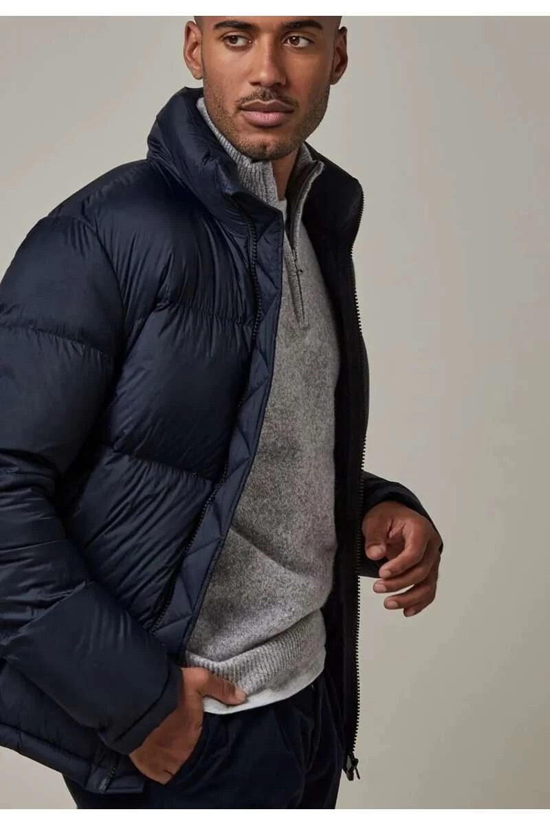 Profuomo Herren Bomberjacke Marine 3 Profuomo Herren Bomberjacke Marine – Bild 3